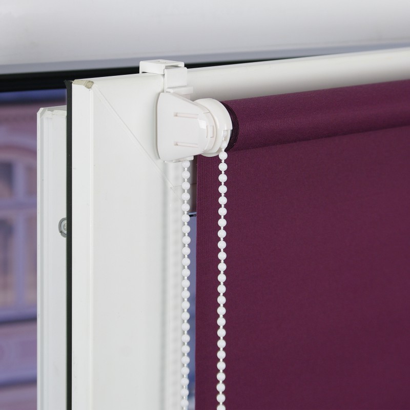 Powertec Bella Casa Klemmfix-Rollo, ca. 150 x 45 cm, brombeere