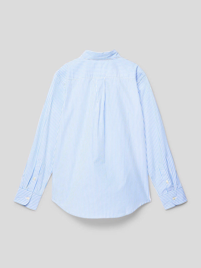 Hemd mit Streifenmuster in bleu