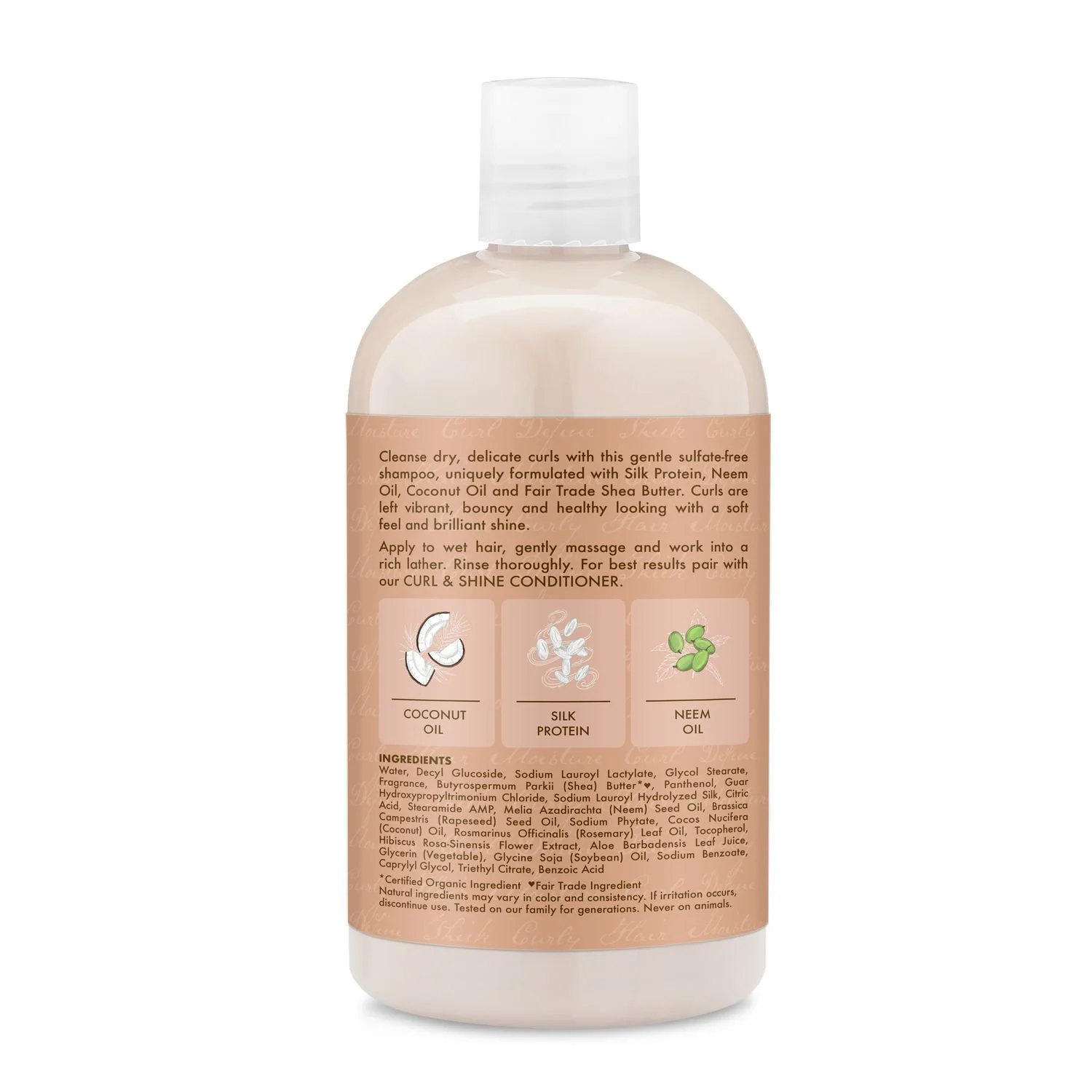 Champú de Coco e Hibisco para Rizos y Brillo - Champú para Rizos Definidos