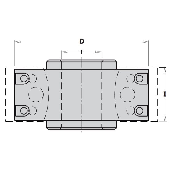 Cabezal de fresado de perfiles CMT 693.120.50 con limitador de virutas 120x50x40 mm ALU MAN