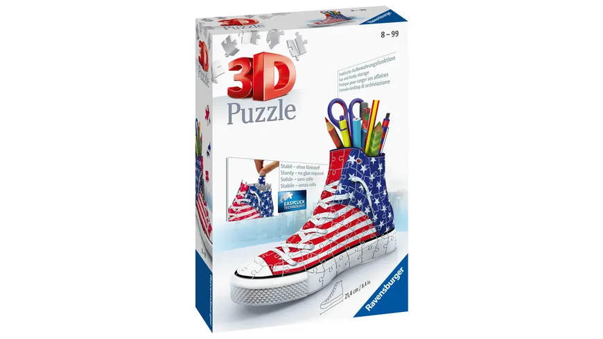 Ravensburger Puzzle - 3D Puzzles - Sneaker, 108 Teile
