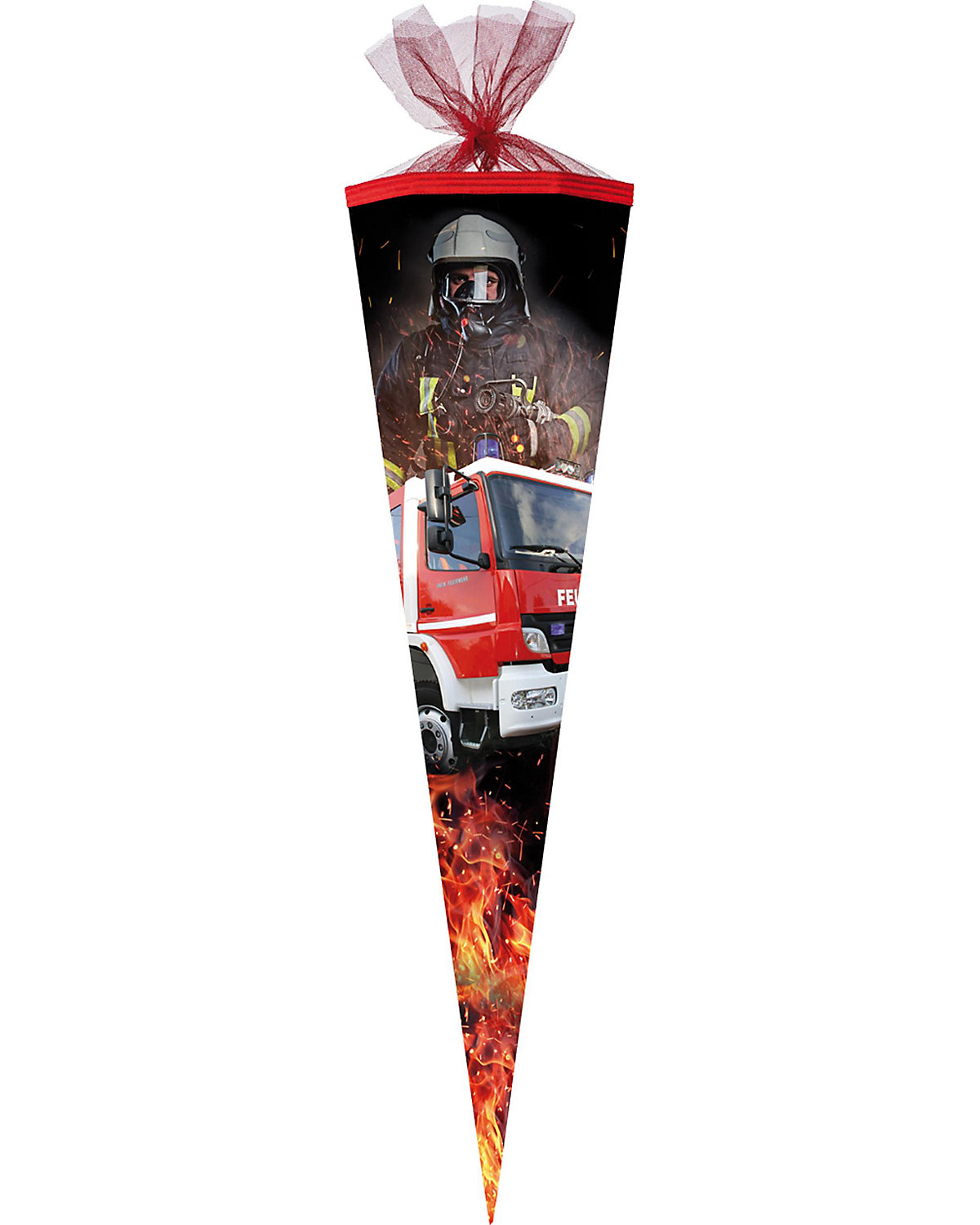 Sound Schultüten-Set Feuerwehr, 4-tlg., 70 cm