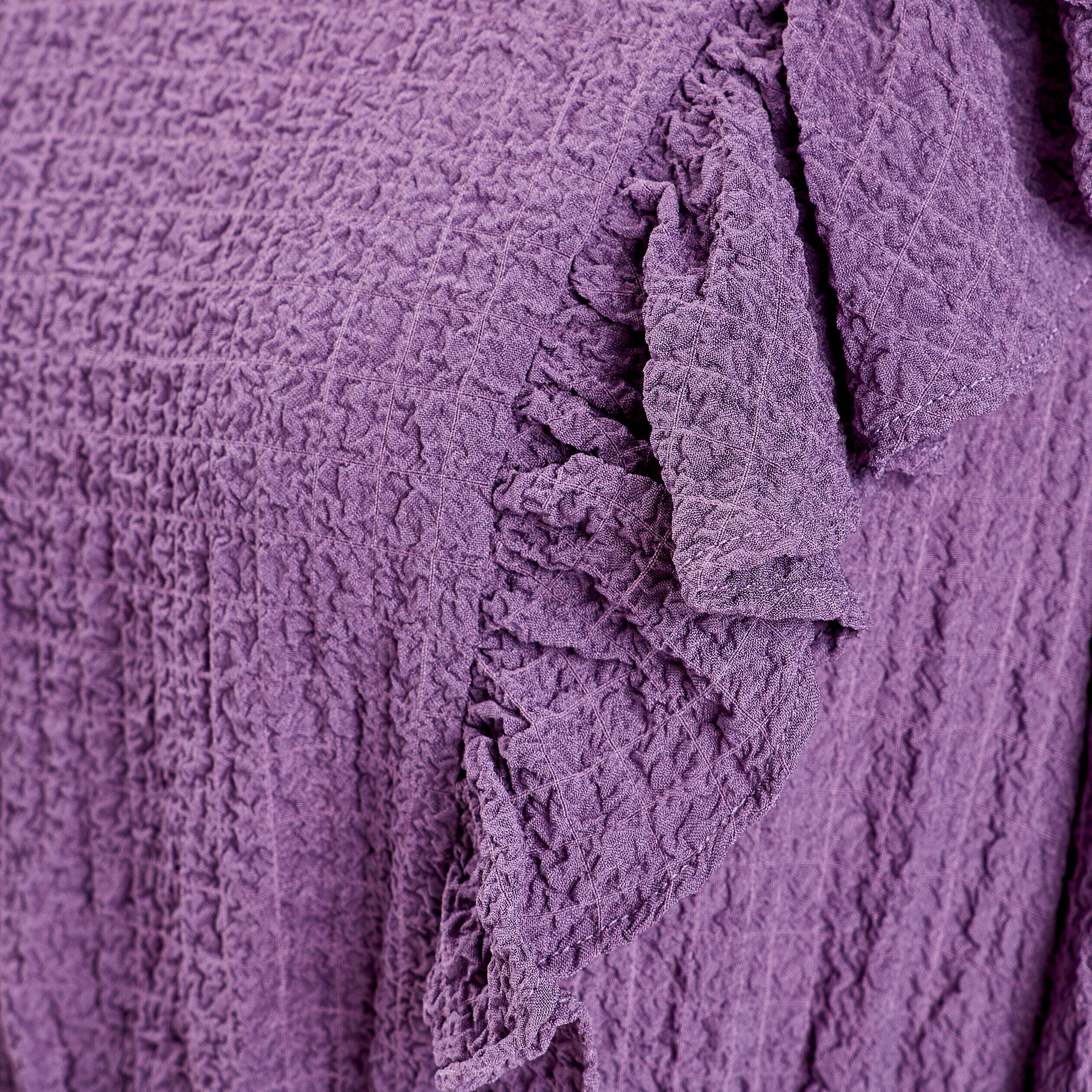 Blouse manches longues violet femme | Cache Cache