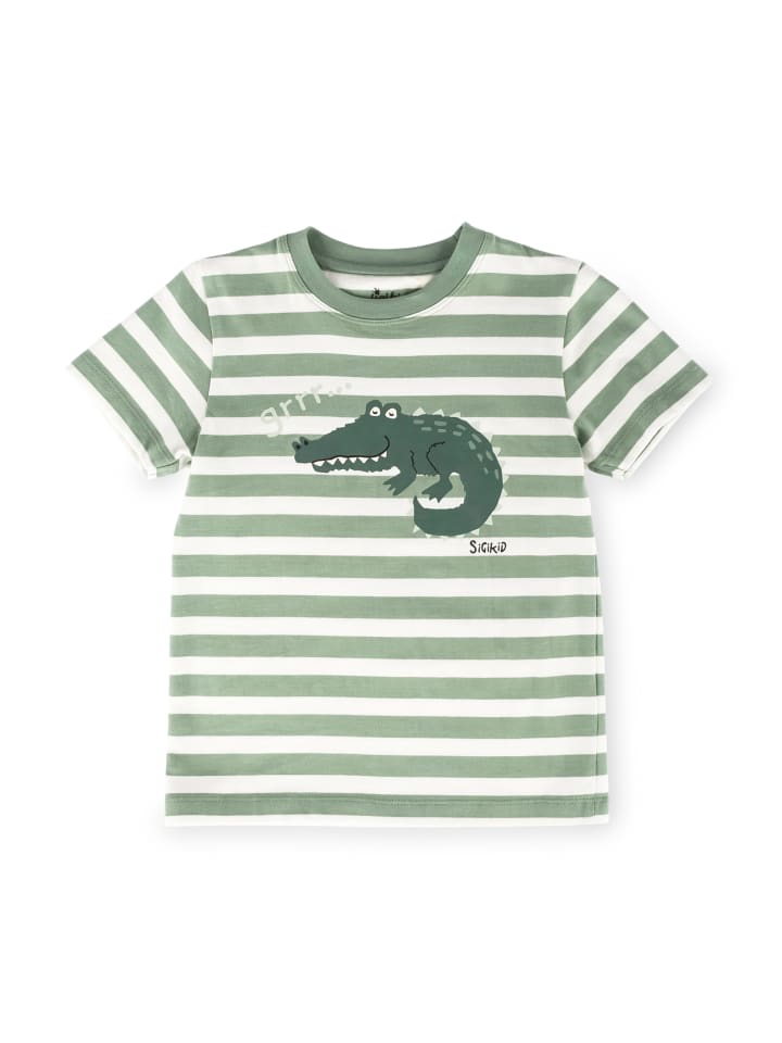 Sigikid Pyjama, kurzarm Kinder Schlafanzug in mintgrün günstig kaufen