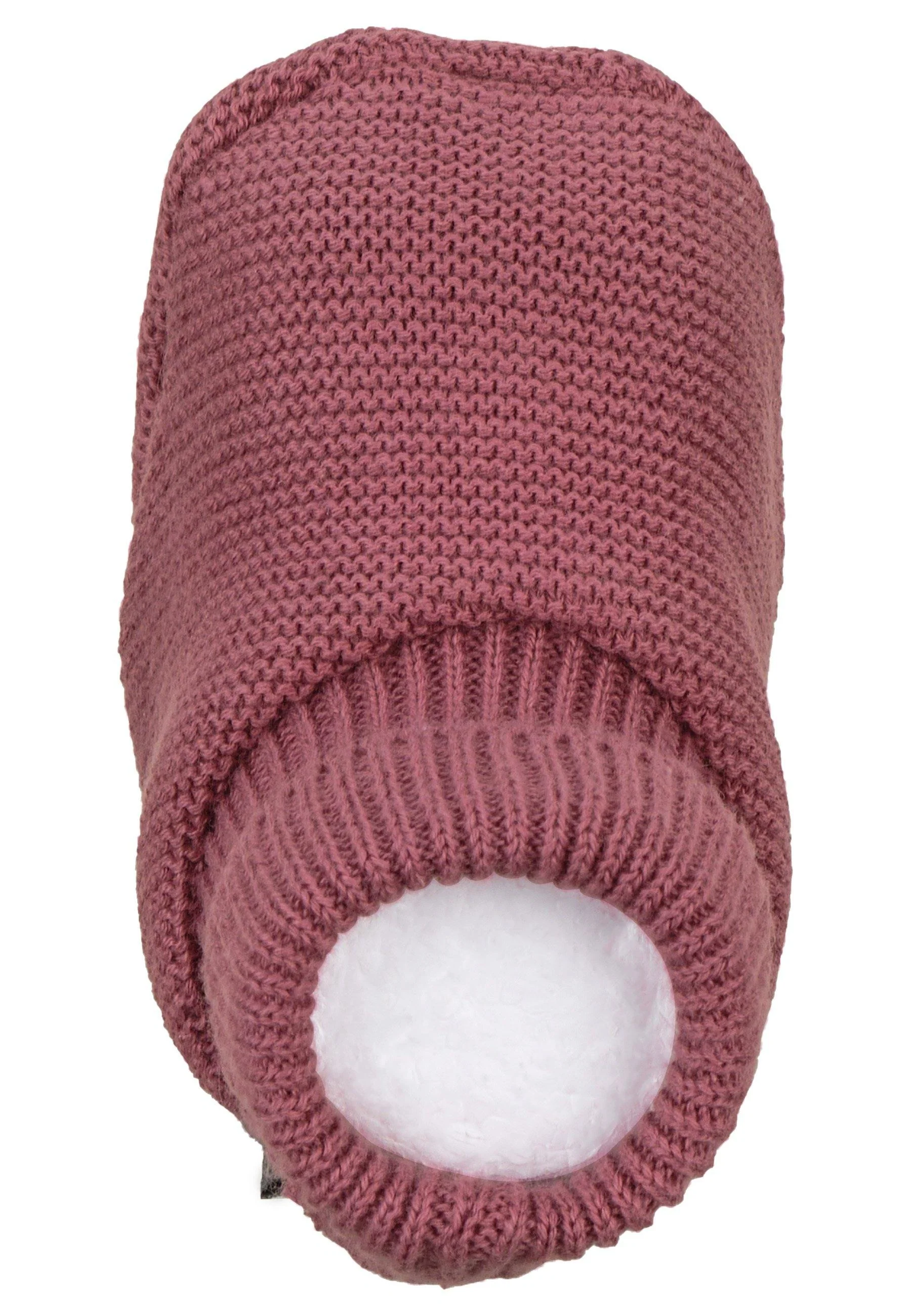 GOTS Strick-Schuh in Grün, Marine, Rosa oder Grau
