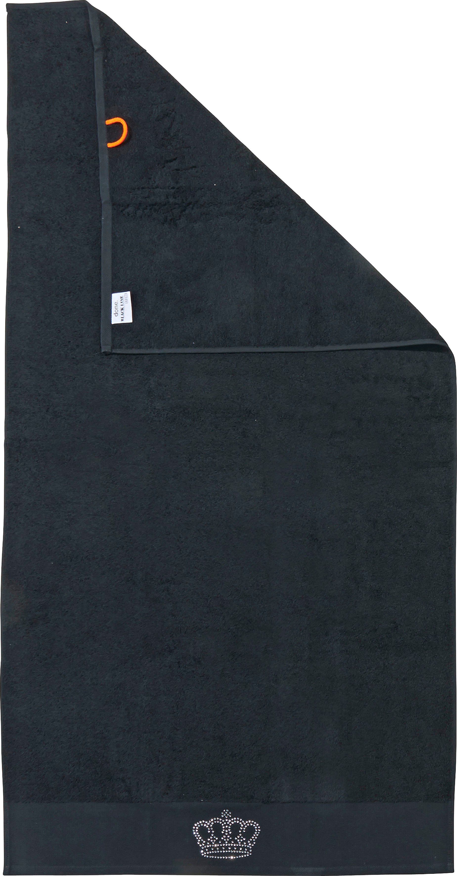 done.® Duschtuch Stone, Walkfrottier (1-St), mit Strass-Stein Applikationen, verschiedene Motive