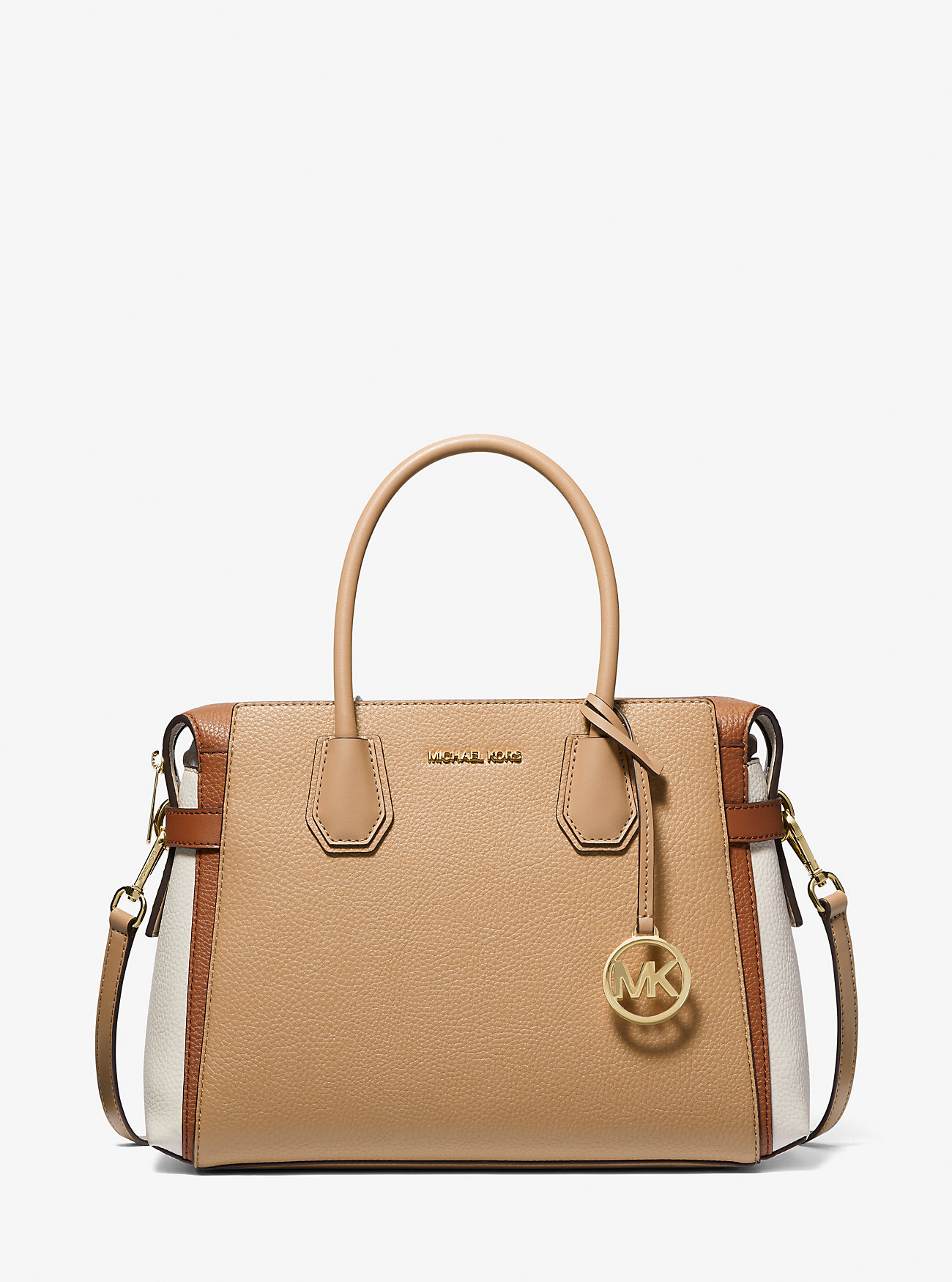 Mercer Medium Fargeblokk Belteveske – CAMEL MLT