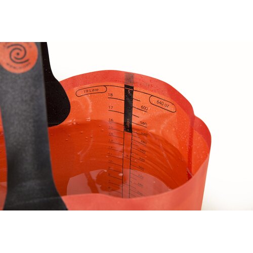 CAMPING ZUBEHÖR FOLDING BUCKET 20 LITER RED