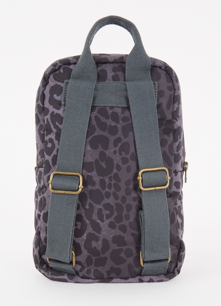 Rucsac Studio Noos Puffy mic cu imprimeu leopard