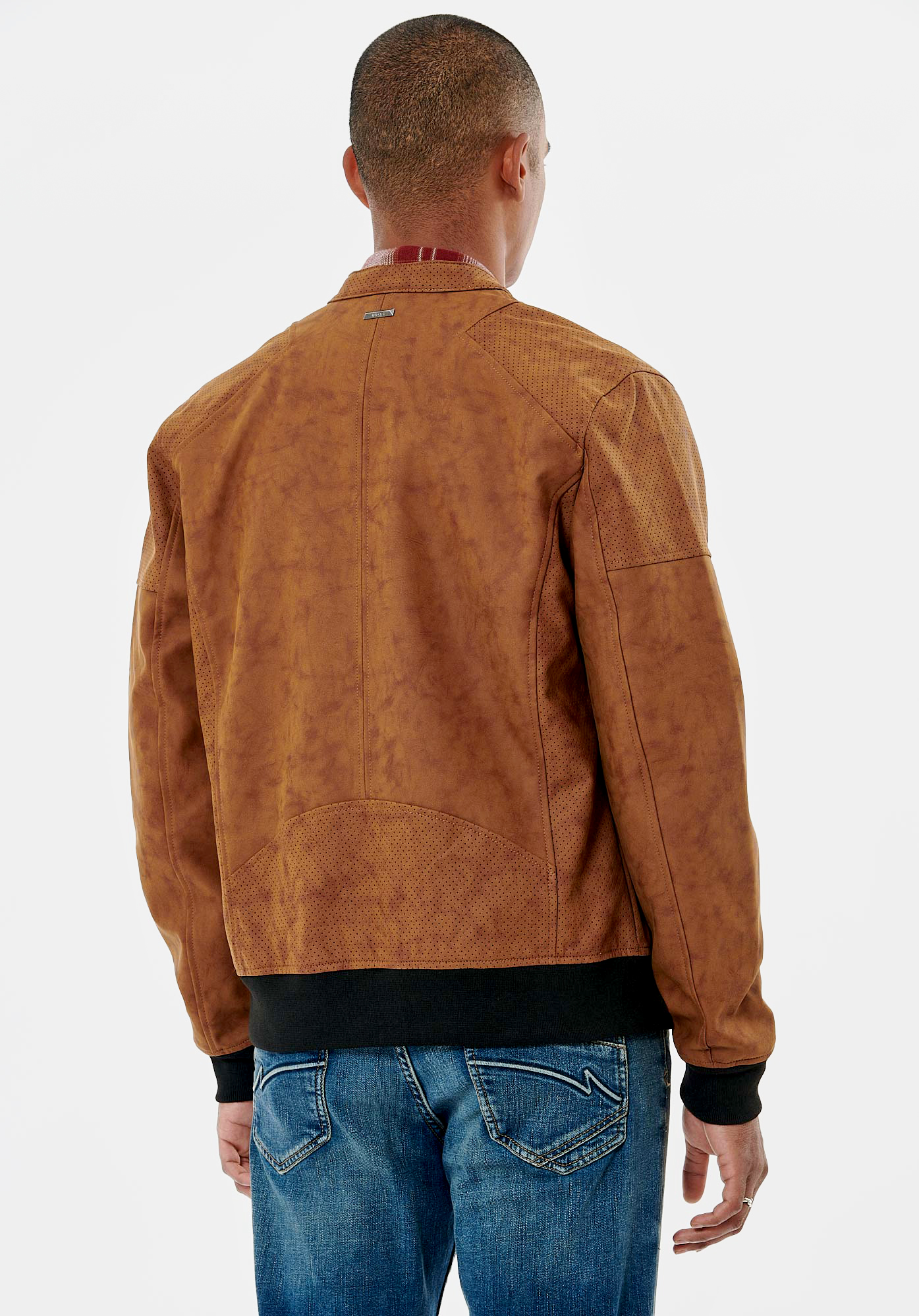 VIRAK  Blouson camel homme