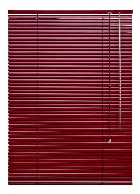 Bella Casa Aluminium-Jalousie, bordeaux, 160 x 50 cm
