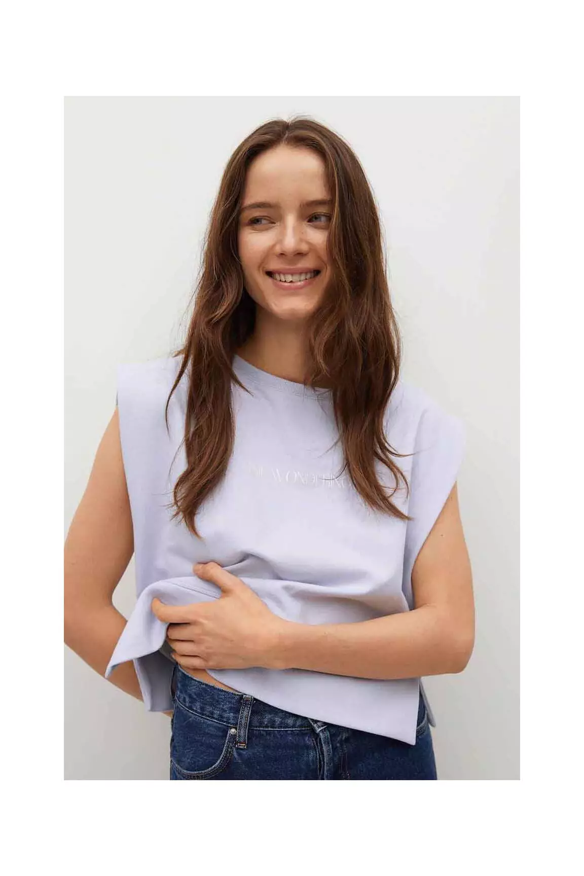 Mango Sweats Femme couleur violet