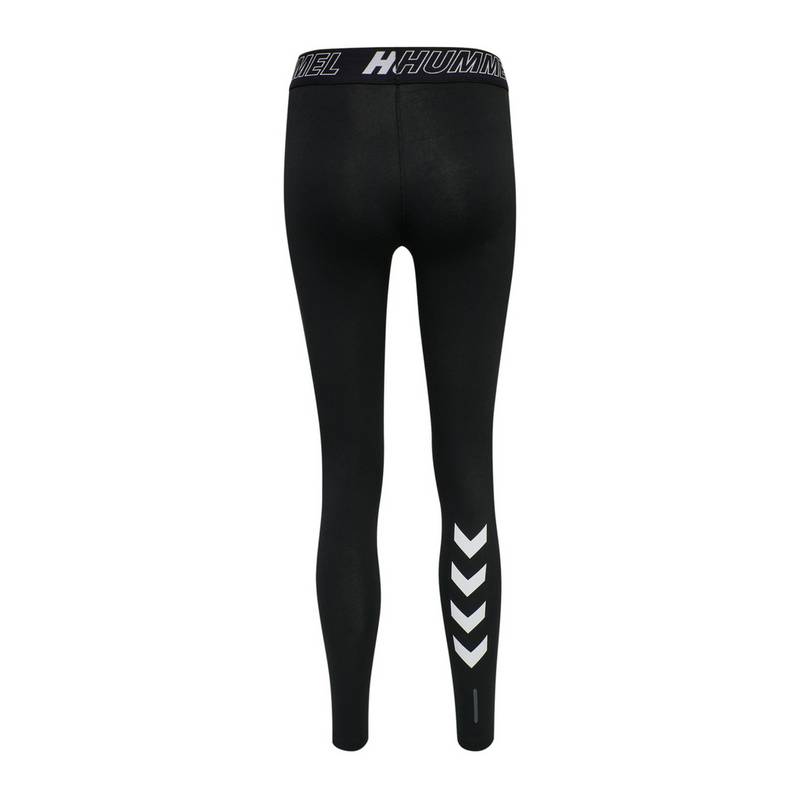 hummel hmlTE Maja Mid Waist Leggings Damen Trainingshose Damen