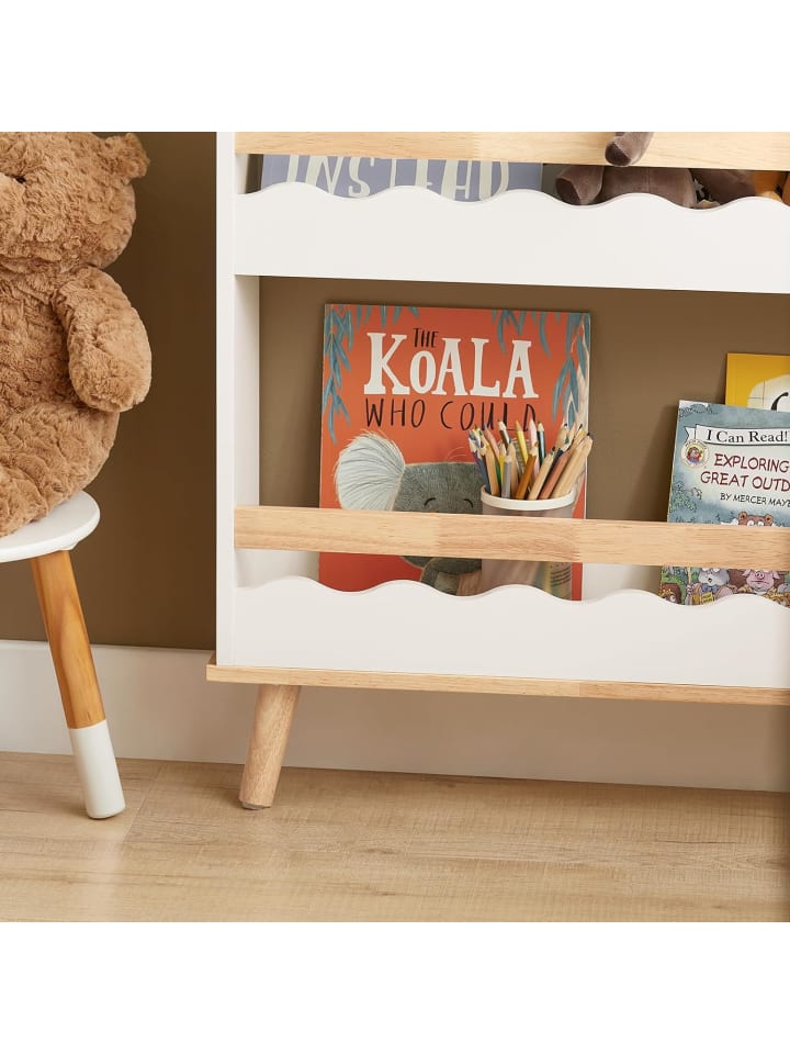 SoBuy Kinderregal in Weiß - (B)75 x (H)120 x (T)15cm günstig kaufen onesize