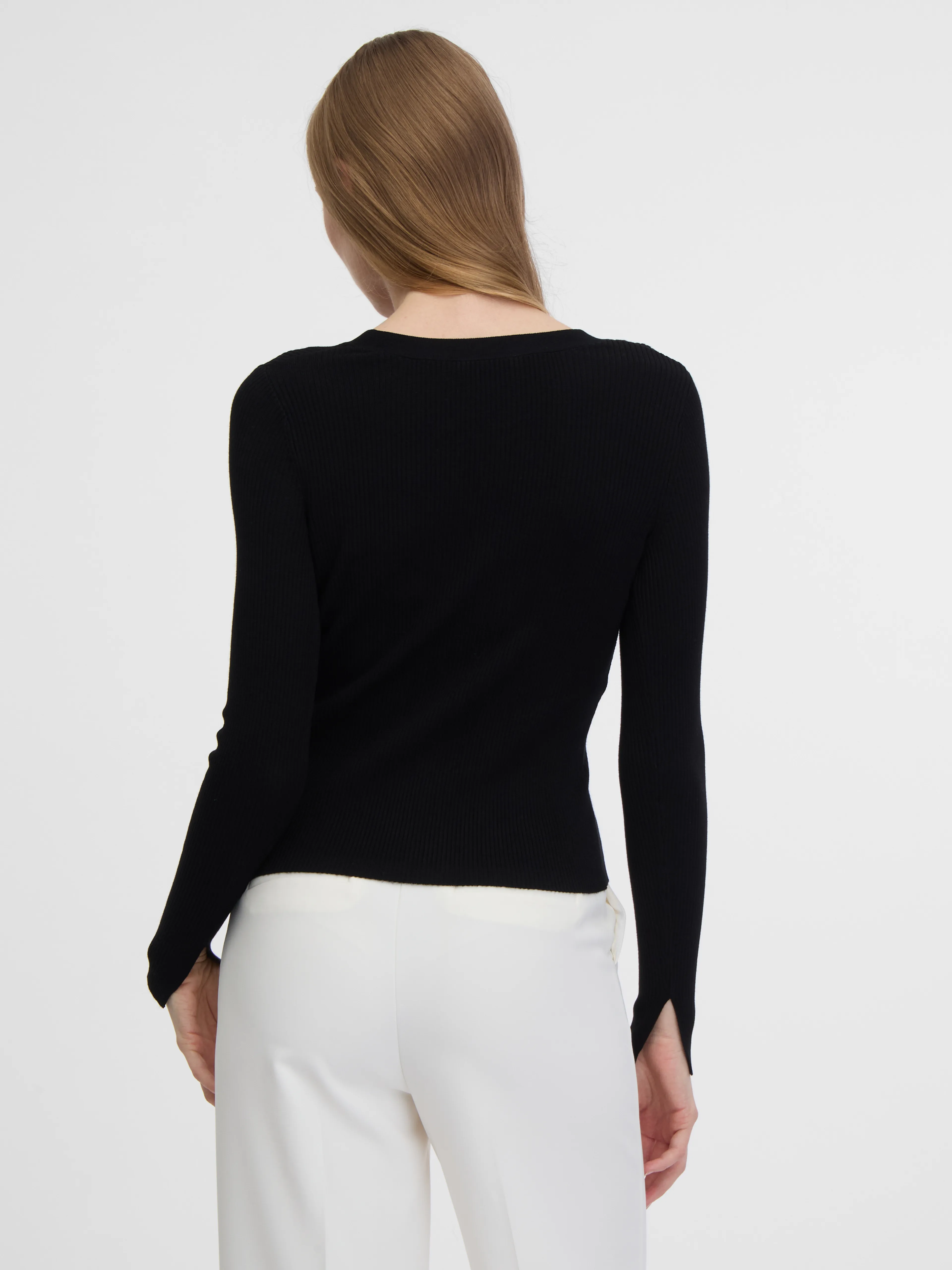 Schwarze Damen-Strickjacke ORSAY