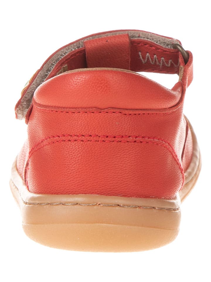 El Naturalista Leder-Ballerinas in Rot günstig kaufen