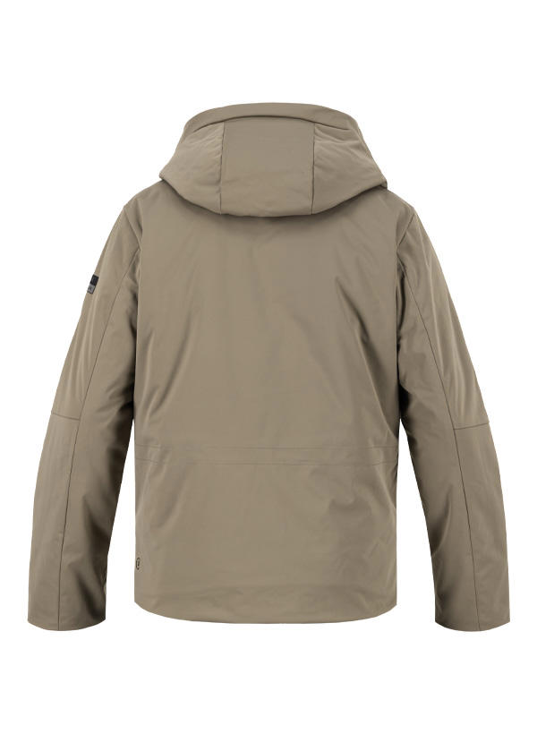 BOGGI MILANO, Funktionsjacke Block, Mikrofaser wattiert, taupe
