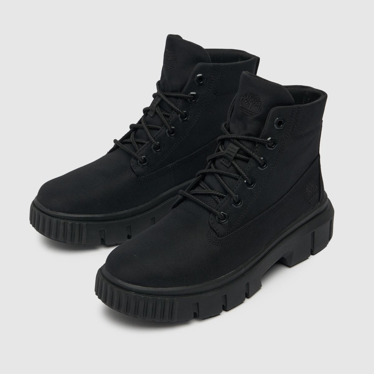 Timberland – Svarta gråfältstövlar