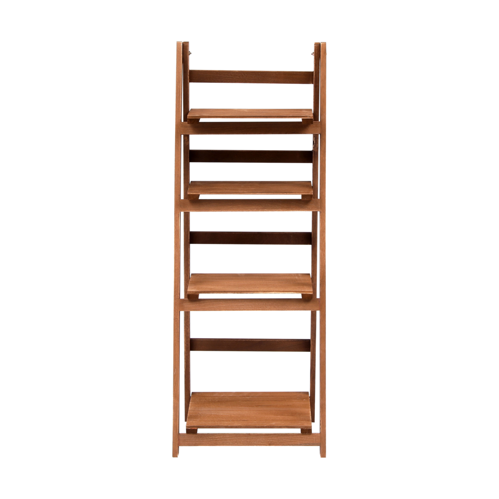 Happy Home Blumentreppe Pflanzenregal mit 4 Ablagen WPS01-HOL Holz