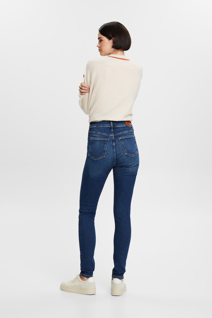 Skinny Jeans mit hohem Bund