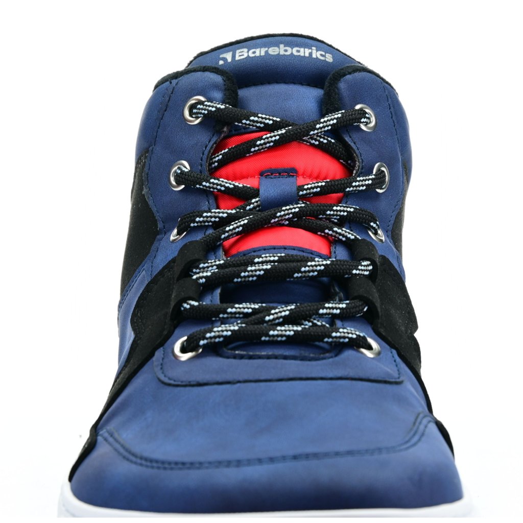 Be Lenka Barebarics Lynx Dark Blue & White Barfußstiefeletten