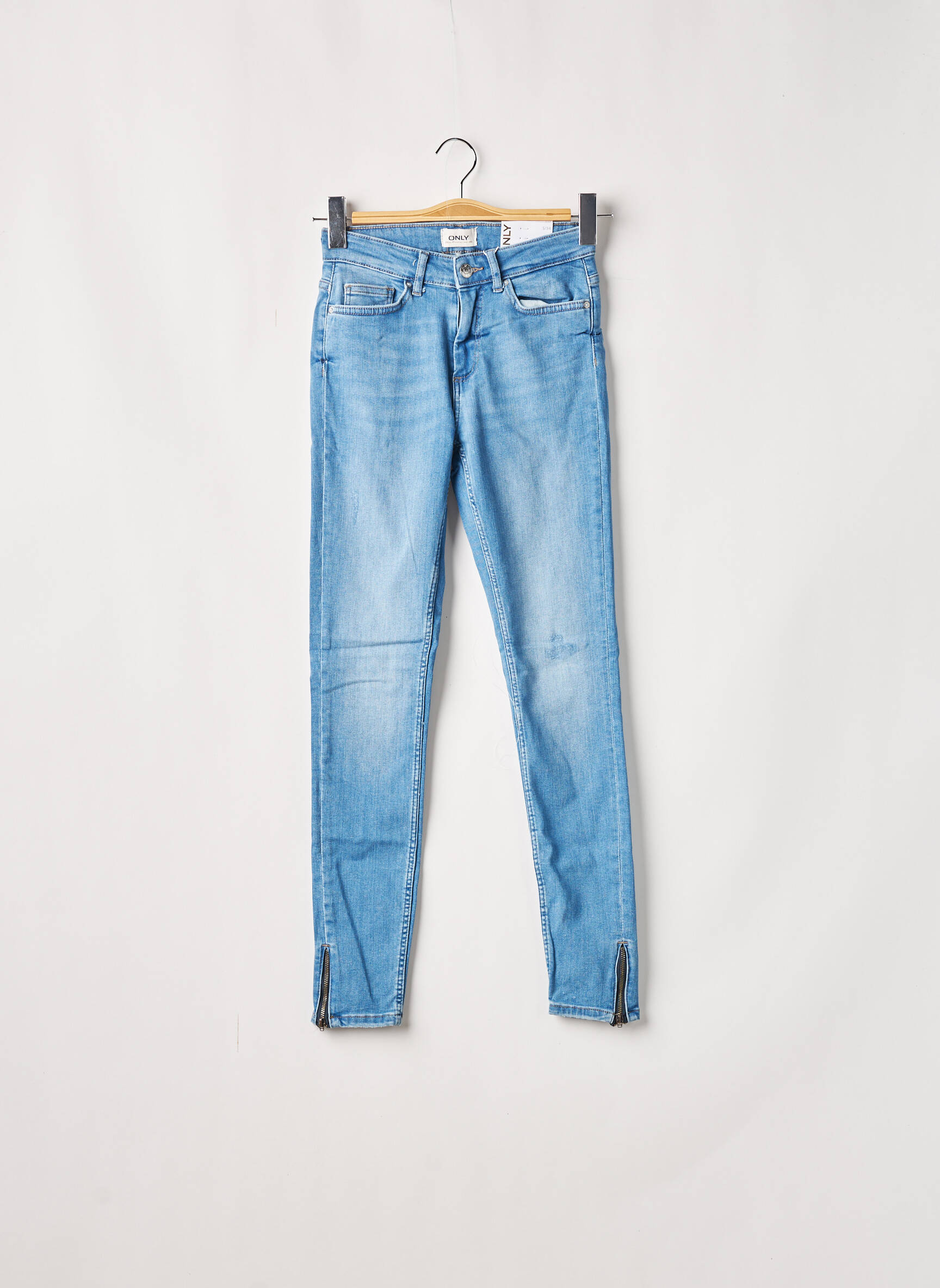 Only Jeans Skinny Femme couleur bleu