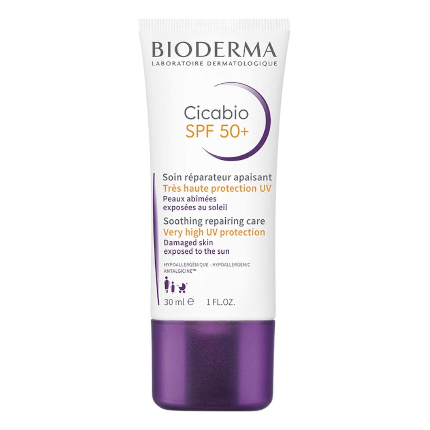 Bioderma Cicabio Crème SPF 50+ Soin Réparateur Apaisant 30 ml