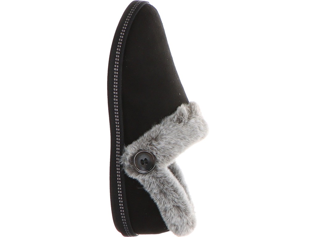 SKECHERS Hausschuhe schwarz
