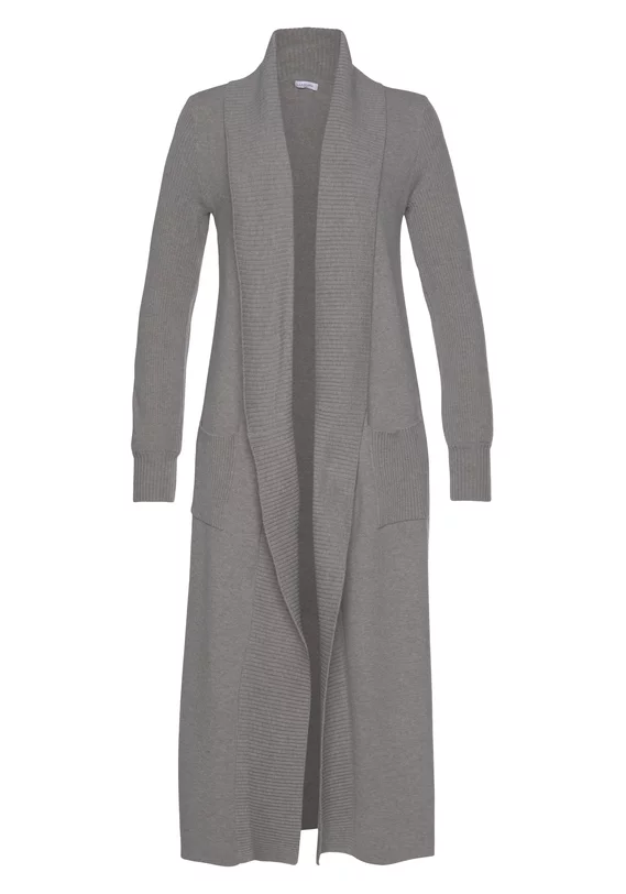 Longstrickjacke