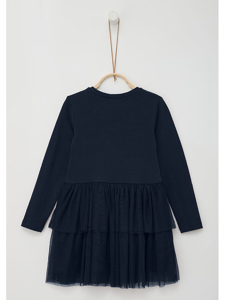 s.Oliver Kleid in Dunkelblau günstig kaufen
