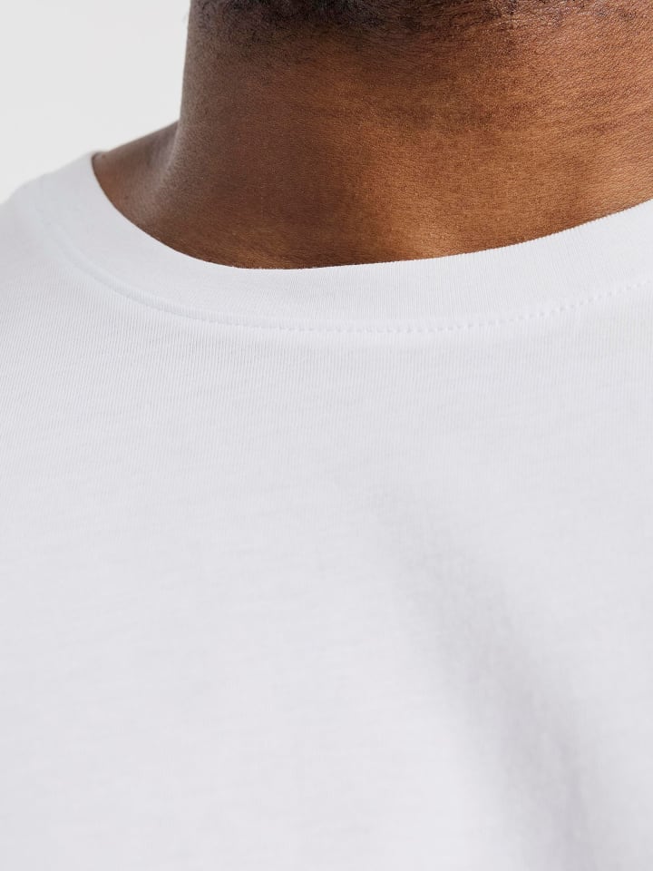JACK & JONES PLUS T-shirt in White günstig kaufen