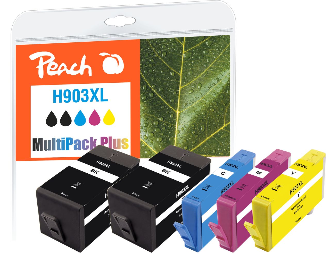 Peach Spar Pack Plus Tintenpatronen ersetzt HP No. 903XL