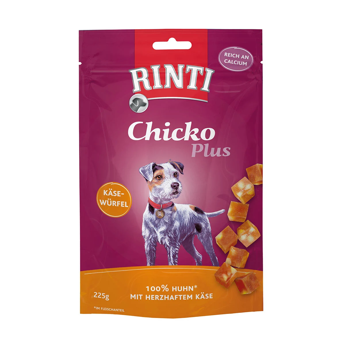 RINTI Chicko Plus Käsewürfel mit Huhn günstig kaufen bei ZooRoyal