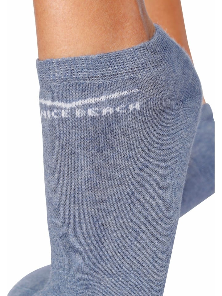 Venice Beach Sneakersocken in weiß, jeans-meliert, dunkel jeans-meliert günstig kaufen