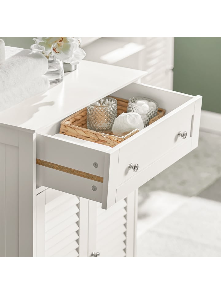 SoBuy Badkommode in Weiß - (B)60 x (H)87 x (T)35cm günstig kaufen onesize