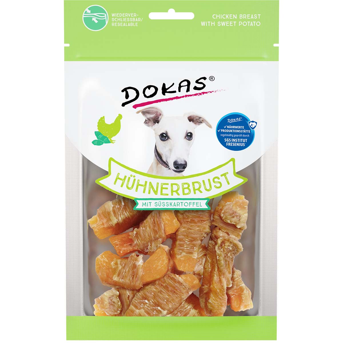 Dokas Hundesnack Hühnerbrust mit Süßkartoffel kaufen bei ZooRoyal