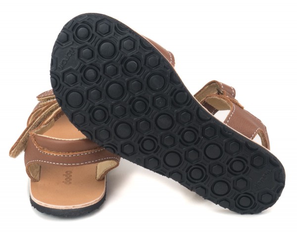 Dodo Shoes ~ Luna Sandale ~ Camel Brown