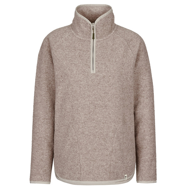 REILA KNITTED FLEECE HALFZIP Damen - Wollpullover