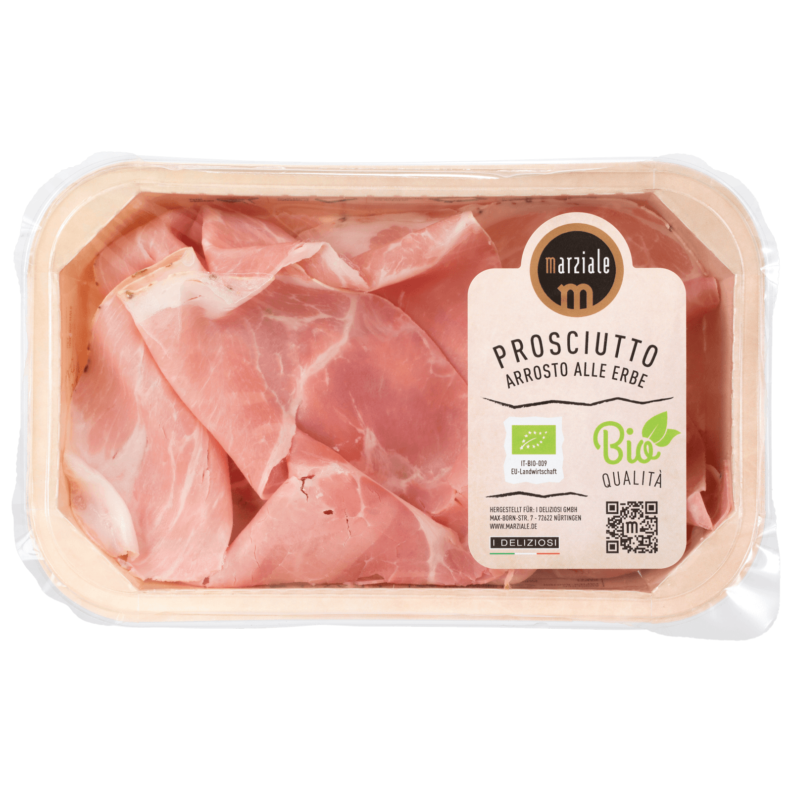 Zuarina Bio Proscuitto Arrosto Alle Erbe 80g