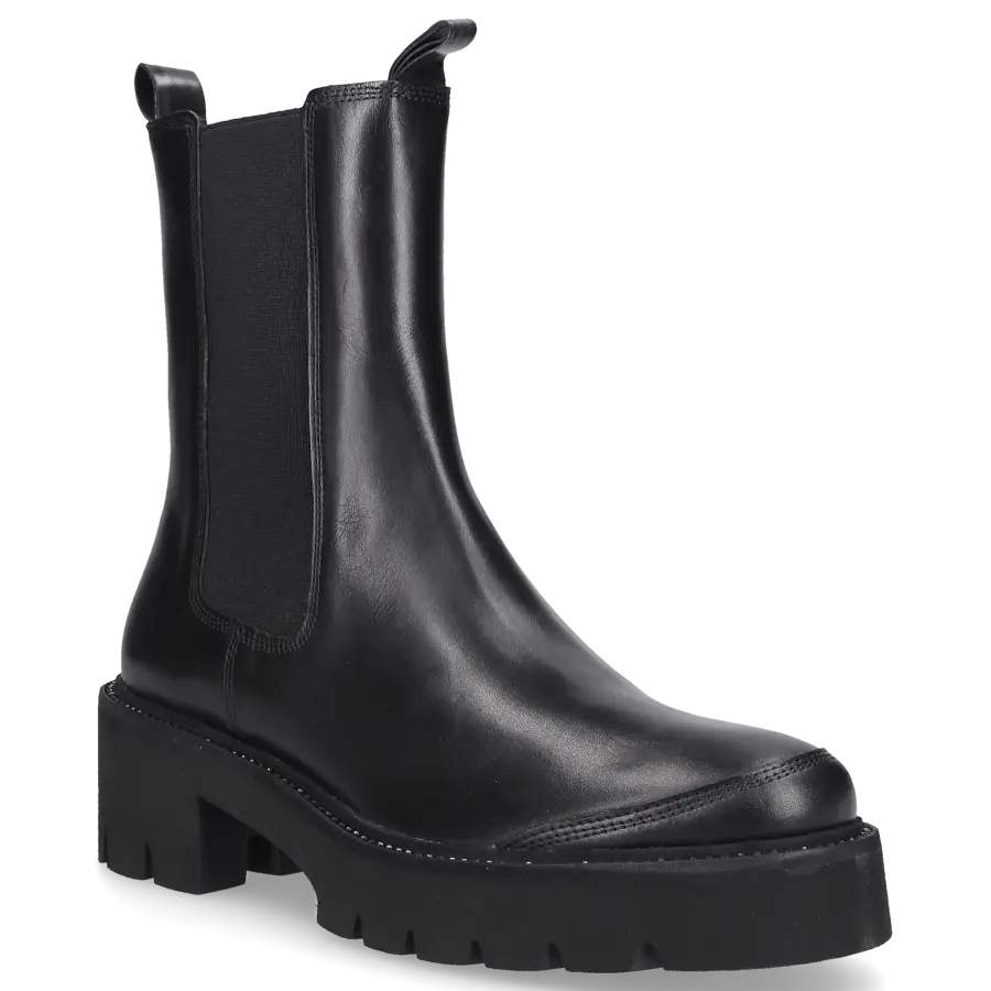 305 SOBE - Chelsea Boots GLORIA Kalbsleder - schwarz