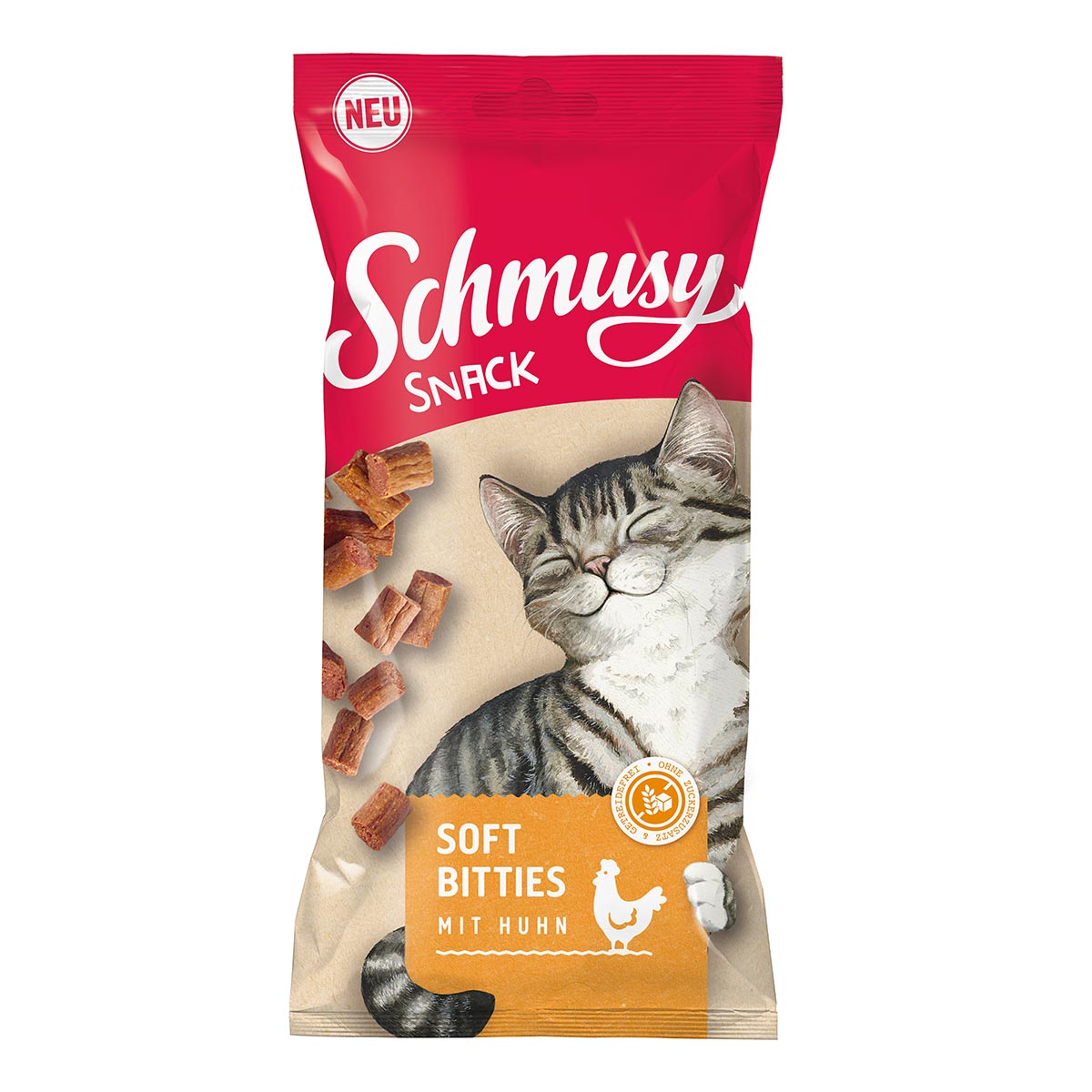 Schmusy Snack Soft Bitties mit Huhn günstig kaufen