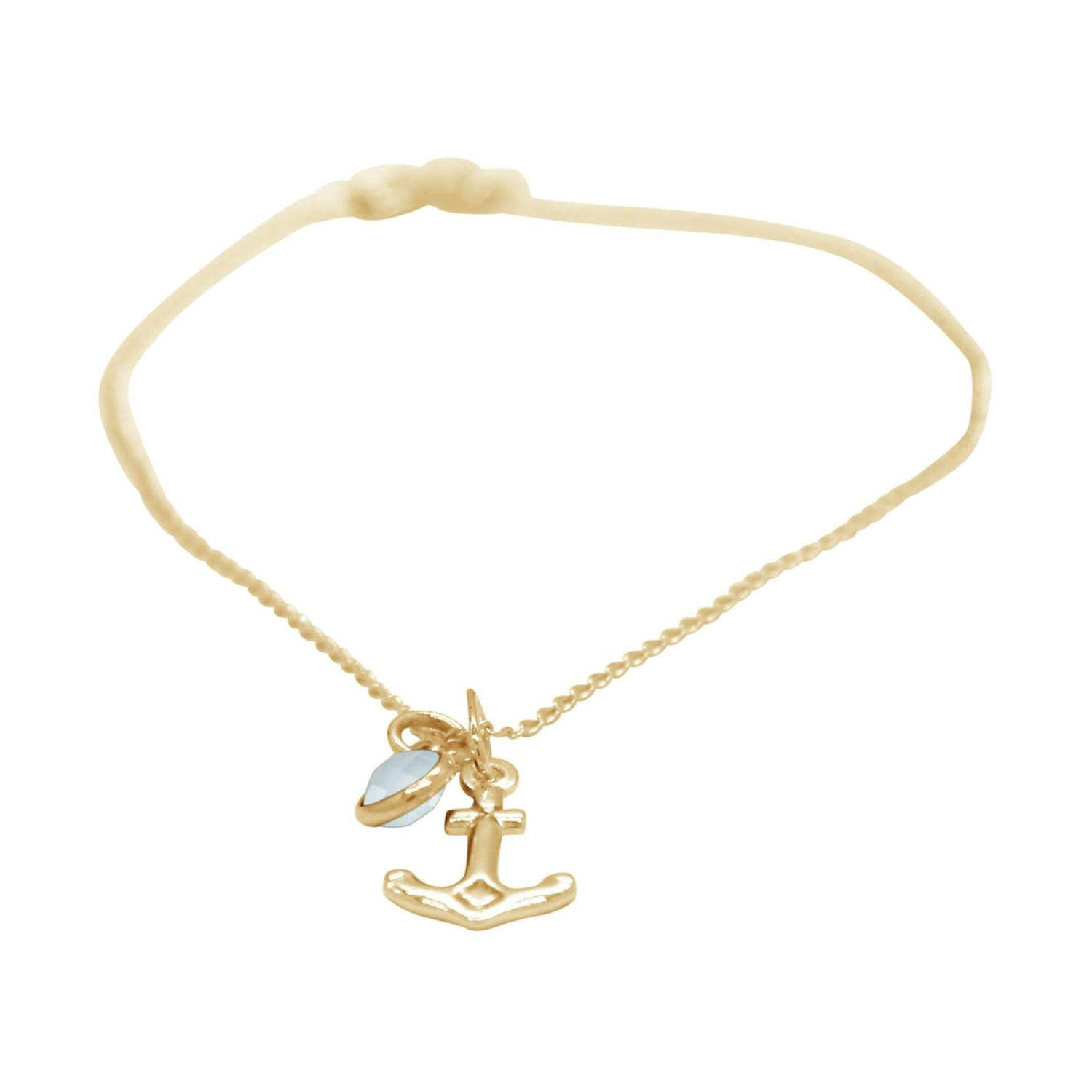 Armband 'Anker - Chalcedon'