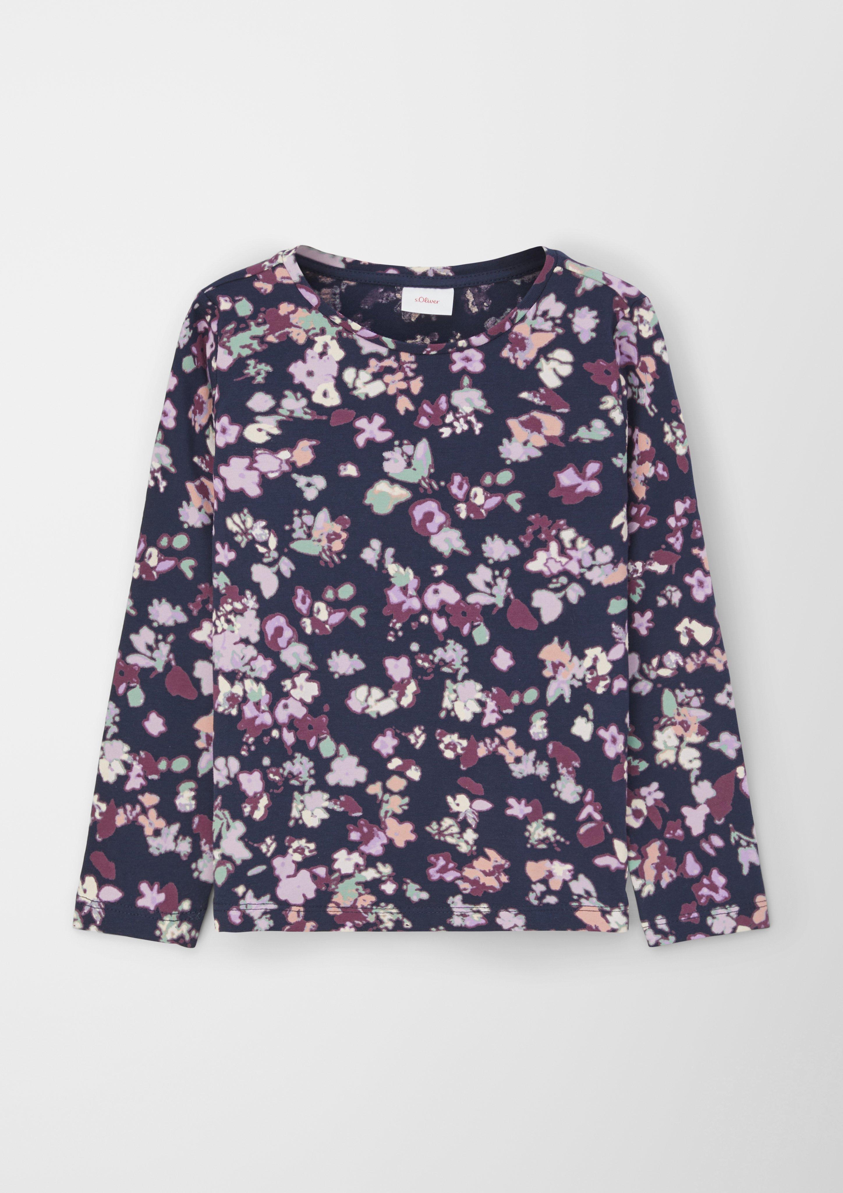 Longsleeve mit floralem Allover-Print  2122523-59A0