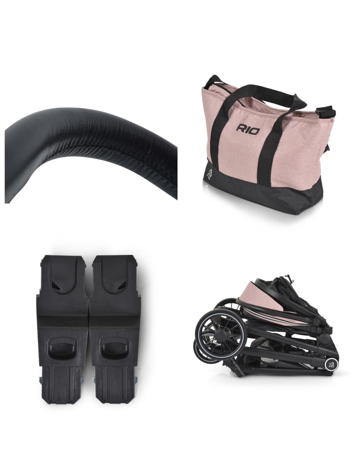 Moni Kinderwagen 2 in 1 Rio 22 kg in rosa günstig kaufen onesize