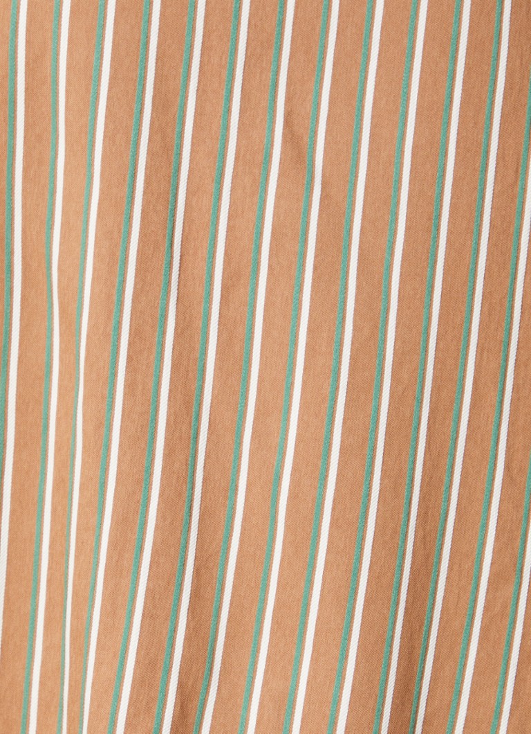 Abito chemisier midi Frances di LKBennett, con cintura e stampa a righe.