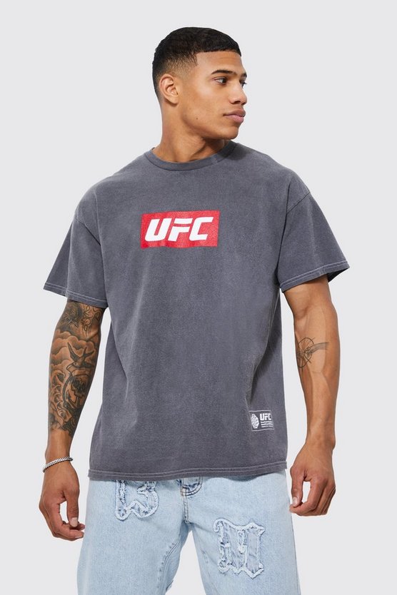 T-Shirt mit lizenziertem Ufc Print
