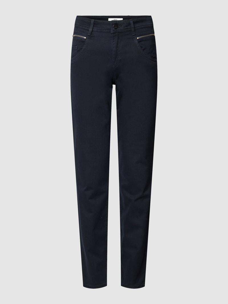 Jeans im 5-Pocket-Design Modell 'Shakira' in marineblau