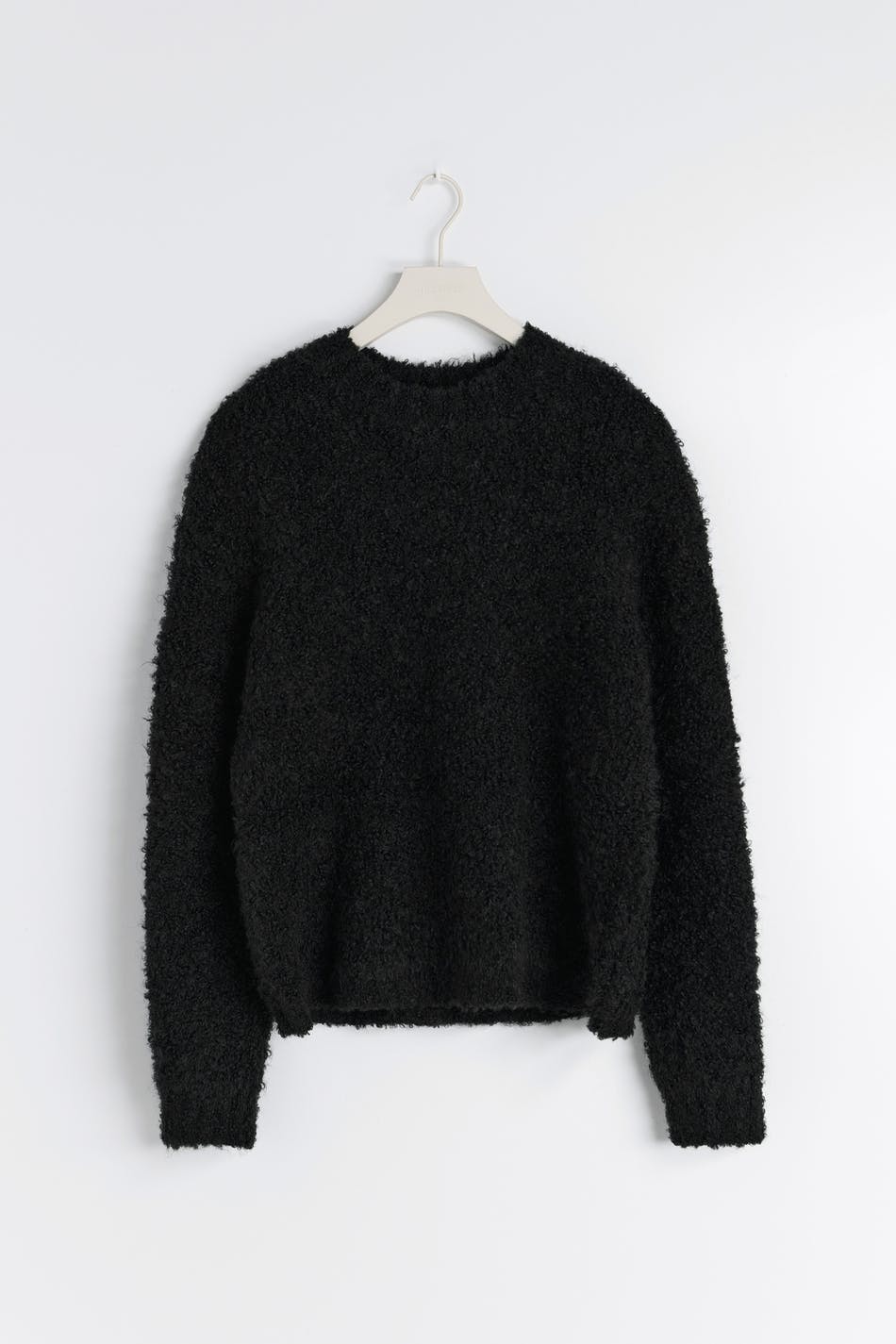 Boucle knitted sweater