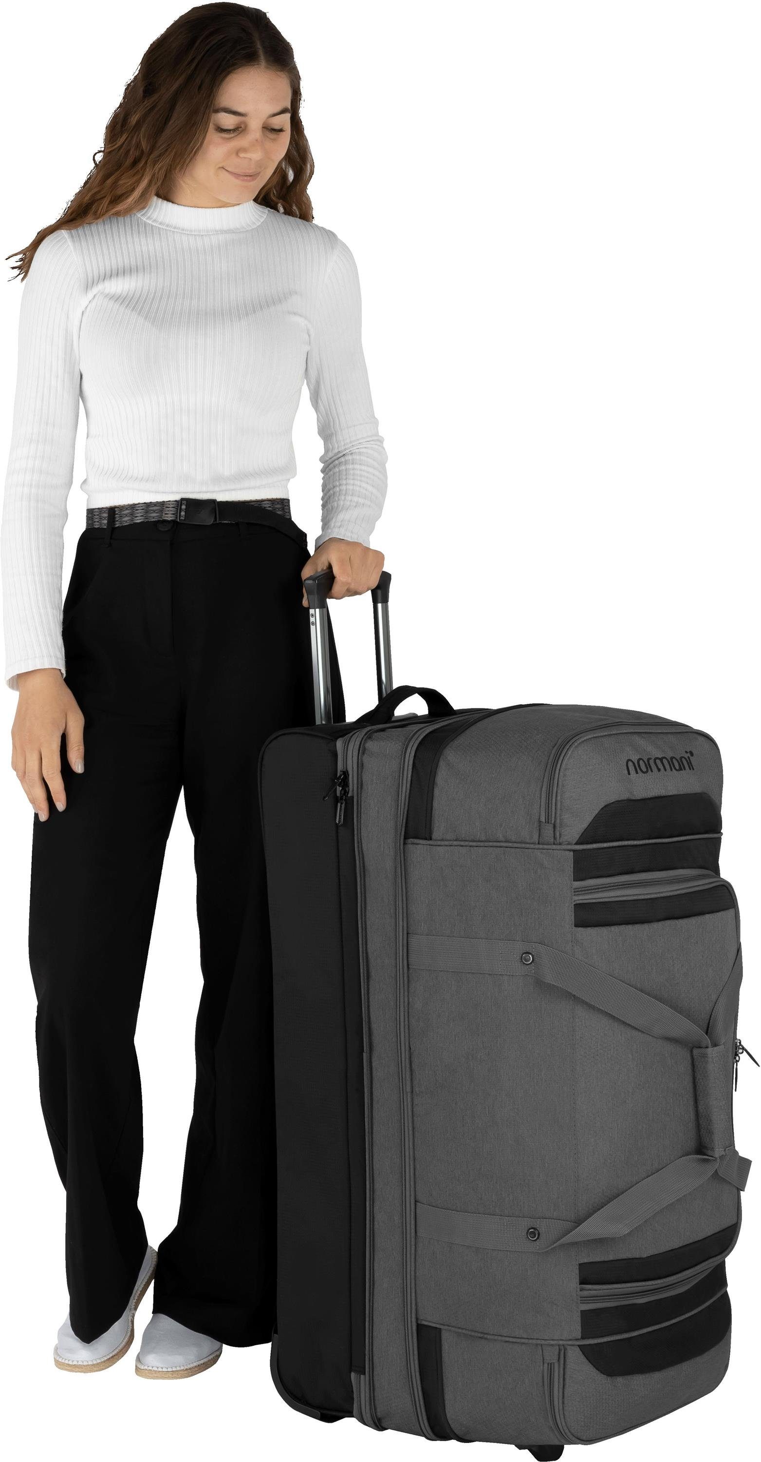 normani Reisetasche Reisetrolley 120-150 L Gigaro, Reisetasche erweiterbar von 120 auf 150 Liter