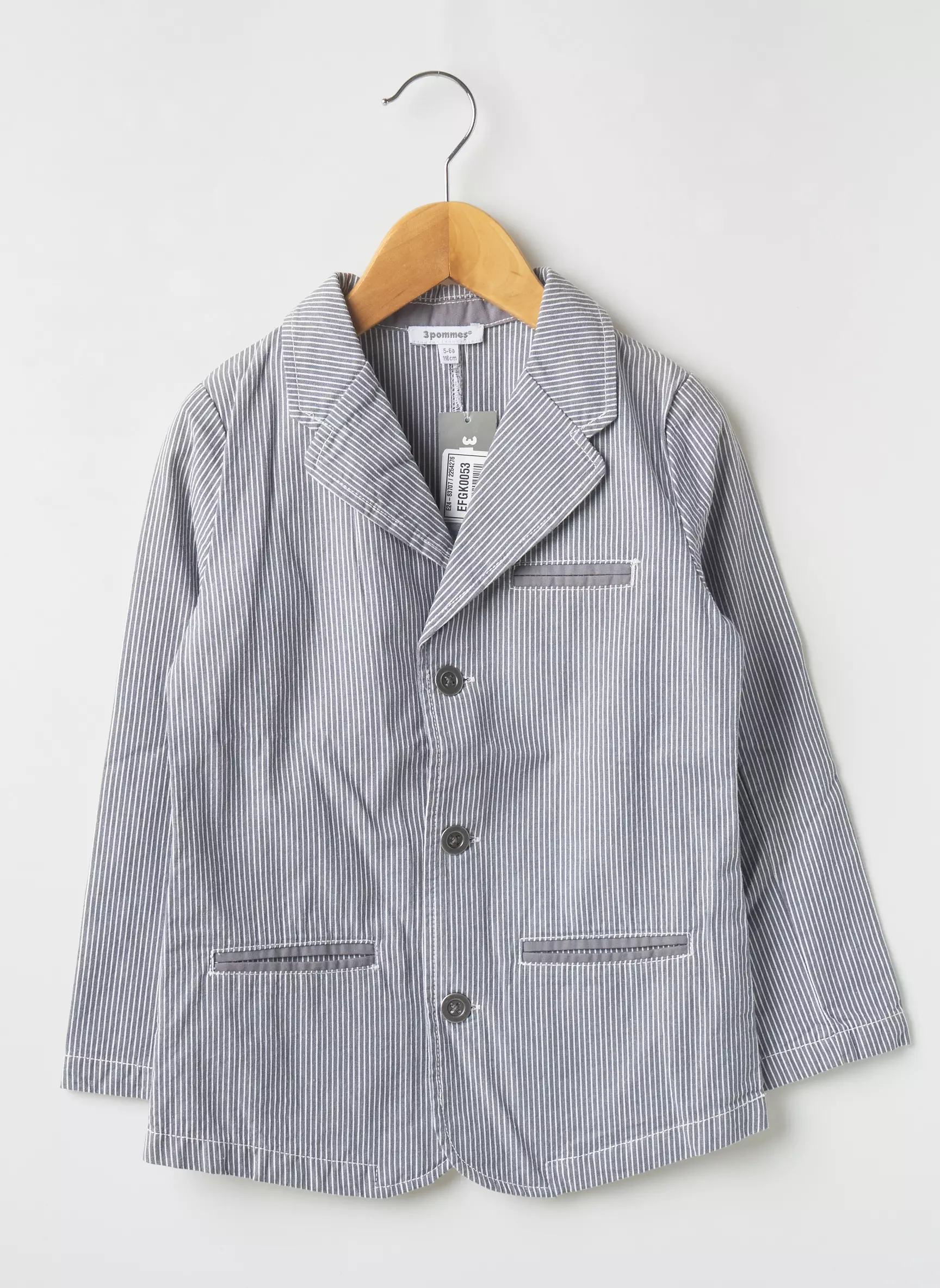 3 Pommes Blazers Garcon couleur gris